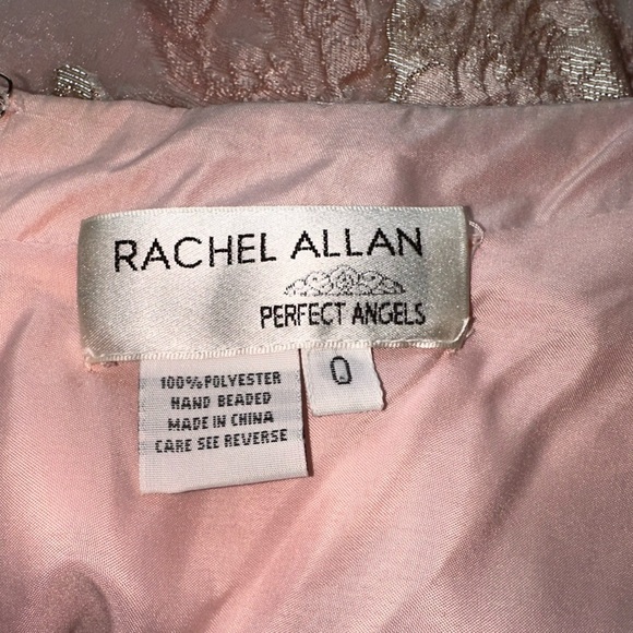 Rachel Allan Perfect Angels Two Piece Prom Homecoming Quinceañera Pink Set - Picture 14 of 16